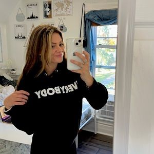 🩷LOGIC THE ARTIST BLACK EVERYBODY TOUR SWEATSHIRT HOODIE SIZE MEDIUM